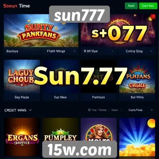Comparativo entre jogos populares disponíveis no Sun777
